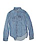 Abercrombie 100% Lyocell Blue Long Sleeve Button-Down Shirt Size XL (youth) - photo 1