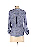 HD in Paris 100% Polyester Blue Long Sleeve Blouse Size 2 (petite) - photo 2