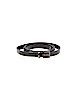 Unbranded 100% Polyurethane Solid Black Belt Size S - photo 1