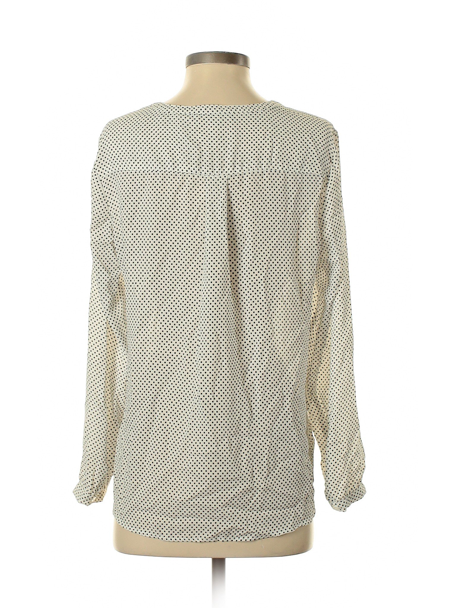 Adrianna Papell Women Ivory Long Sleeve Top S | eBay