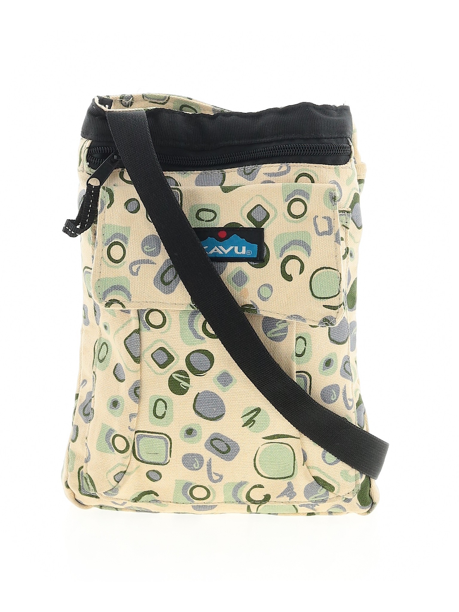 Kavu Color Block Polka Dots Tan Crossbody Bag One Size 78 off thredUP