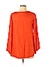 Soft Joie 100% Viscose Orange Long Sleeve Blouse Size S - photo 2