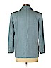 Appleseeds 100% Silk Blue Silk Blazer Size 8 (petite) - photo 2