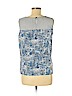 Talbots 100% Polyester Blue Sleeveless Blouse Size M (petite) - photo 2