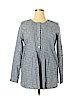 C. Wonder Blue Long Sleeve Blouse Size XL - photo 1