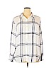 Old Navy 100% Rayon White Long Sleeve Button-Down Shirt Size XL - photo 1