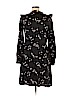 Ann Taylor 100% Polyester Black Casual Dress Size 6 - photo 2