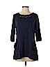 LOGO by Lori Goldstein Blue 3/4 Sleeve Top Size S (petite) - photo 1