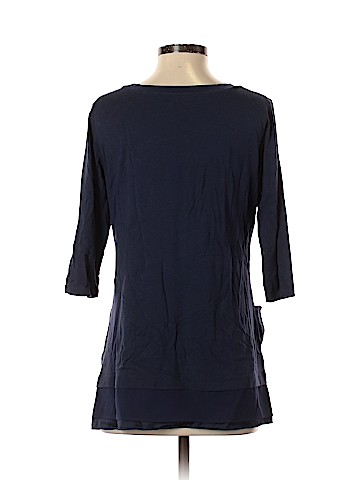 LOGO by Lori Goldstein 3/4 Sleeve Top (view 2)