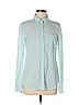 Merona 100% Cotton Green Long Sleeve Button-Down Shirt Size S (petite) - photo 1