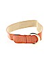 Unbranded 100% Leather Solid Orange Leather Belt Size M - photo 1
