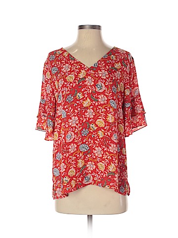 Ann Taylor LOFT Short Sleeve Blouse (view 1)