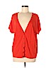 Eileen Fisher 100% Linen Orange Cardigan Size M - photo 1