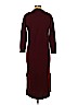 Neiman Marcus 100% Cashmere Burgundy Casual Dress Size M - photo 2