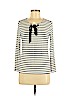 Charter Club Black Long Sleeve Top Size M (petite) - photo 1