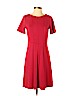 Ann Taylor Factory Red Casual Dress Size 6 (petite) - photo 1
