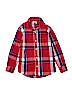 Old Navy 100% Cotton Red Long Sleeve Button-Down Shirt Size 8 - photo 1