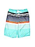 Old Navy 100% Polyester Color Block Teal Board Shorts Size 8 - photo 1