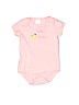 Gymboree Outlet 100% Cotton Pink Short Sleeve Onesie Size 6-12 mo - photo 1