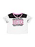 Justice Graphic White Short Sleeve T-Shirt Size 8 - photo 1