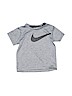 Nike 100% Polyester Gray Active T-Shirt Size L (kids) - photo 1