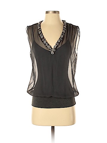 Bailey 44 Sleeveless Silk Top (view 1)