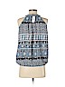 Ann Taylor LOFT Outlet 100% Polyester Blue Sleeveless Blouse Size S (petite) - photo 2
