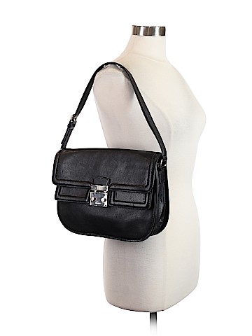 DKNY Leather Satchel (view 2)