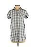Abercrombie & Fitch 100% Cotton Blue Short Sleeve Button-Down Shirt Size S (petite) - photo 1