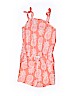 Cat & Jack 100% Cotton Tropical Pink Romper Size 7 - 8 - photo 1