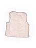 Just One You 100% Polyester Solid Ivory Faux Fur Vest 6-9 MO / 9 MO - photo 2