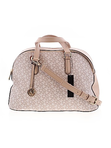 DKNY Leather Satchel (view 1)