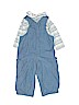 First Impressions 100% Cotton Blue Long Sleeve Outfit 9-12 MO / 12 MO - photo 2