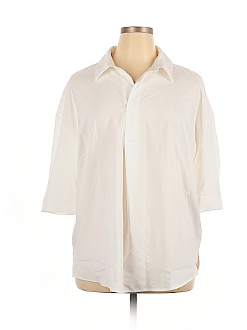 ELOQUII 3/4 Sleeve Blouse (view 1)