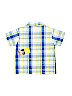 Mick Mack Ltd Checkered-gingham Green Short Sleeve Button-Down Shirt Size 4T - photo 2