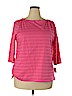 Talbots Pink 3/4 Sleeve T-Shirt Size 2X - photo 1