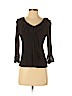 Cable & Gauge Black 3/4 Sleeve Top Size S (petite) - photo 1