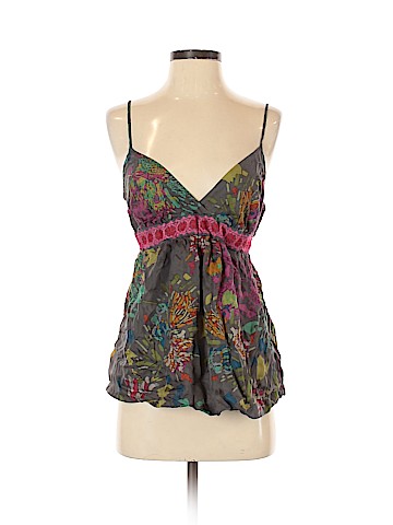 Johnny Was Sleeveless Silk Top (view 1)