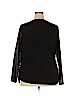 Coldwater Creek 100% Polyester Black Long Sleeve Blouse Size 2X - photo 2
