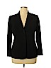 Kasper 100% Polyester Black Blazer Size 14 (petite) - photo 1