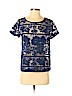 Ann Taylor LOFT Blue Short Sleeve Blouse Size S (petite) - photo 1