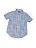 Chaps Blue Short Sleeve Button-Down Shirt Size 5 - photo 1