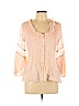 Nataya 100% Rayon Pink 3/4 Sleeve Blouse Size L - photo 1