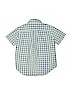 Chaps Checkered-gingham Green Short Sleeve Button-Down Shirt Size 4 - photo 2