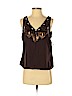 Lauren by Ralph Lauren 100% Polyester Brown Sleeveless Blouse Size 8 (petite) - photo 1