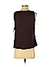 Lauren by Ralph Lauren 100% Polyester Brown Sleeveless Blouse Size 8 (petite) - photo 2