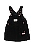 OshKosh B'gosh 100% Cotton Black Overall Dress 9-12 MO / 12 MO - photo 1