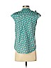 Marc by Marc Jacobs 100% Cotton Teal Short Sleeve Blouse Size 4 - photo 2