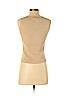 Oliver Perry Tan Sleeveless Silk Top Size S - photo 2