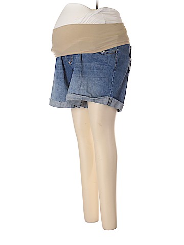 Indigo Blue Denim Shorts (view 1)